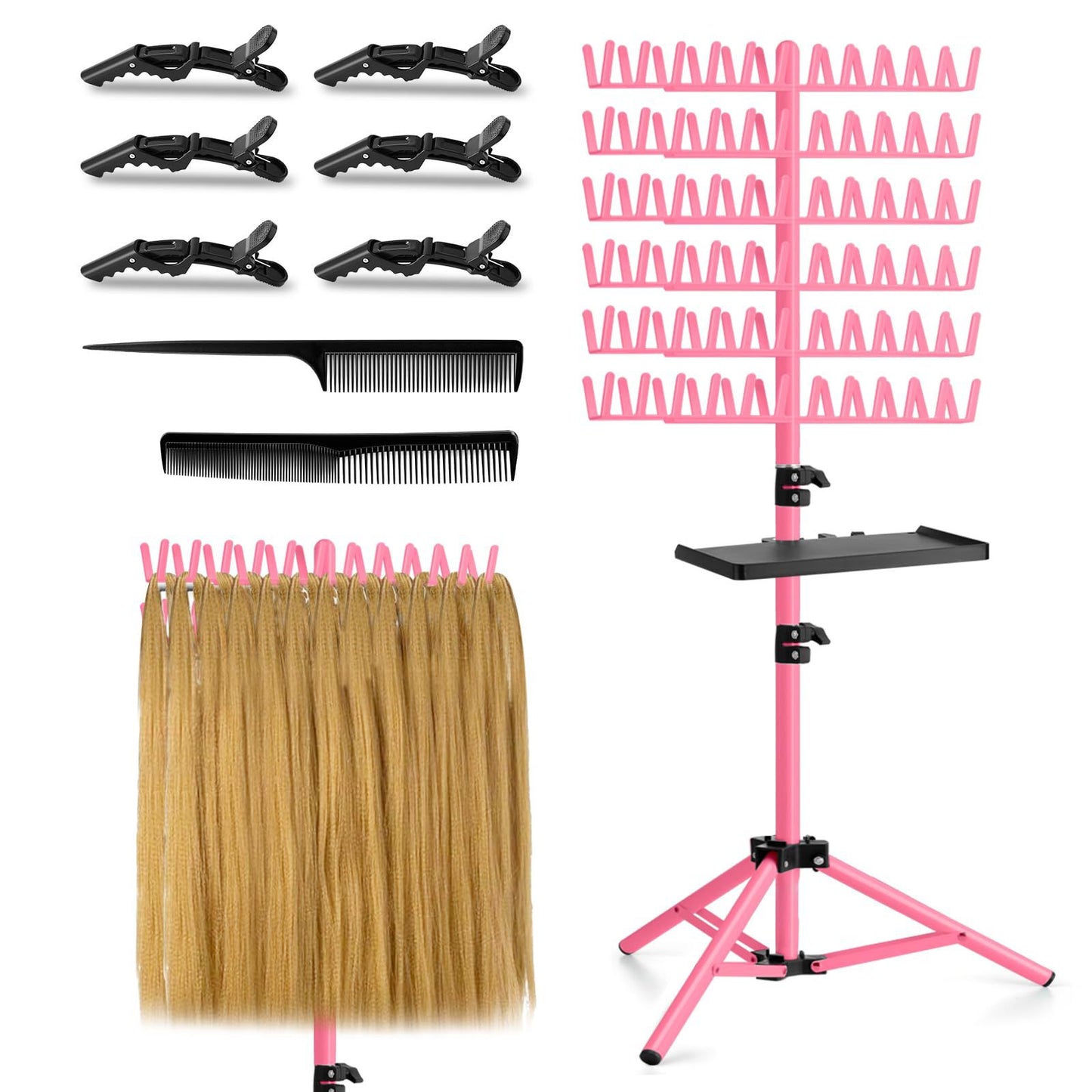 Foldable Metal Wig Stand