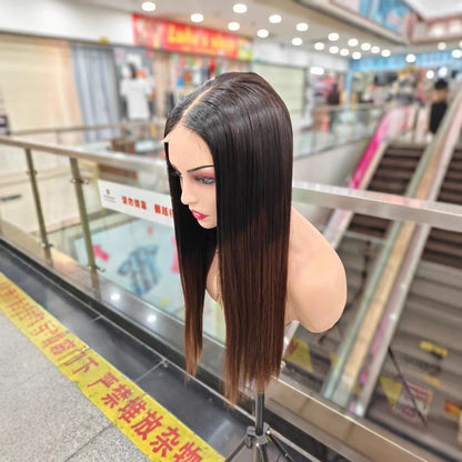 Straight Human Hair Lace Front — 20" to 30"