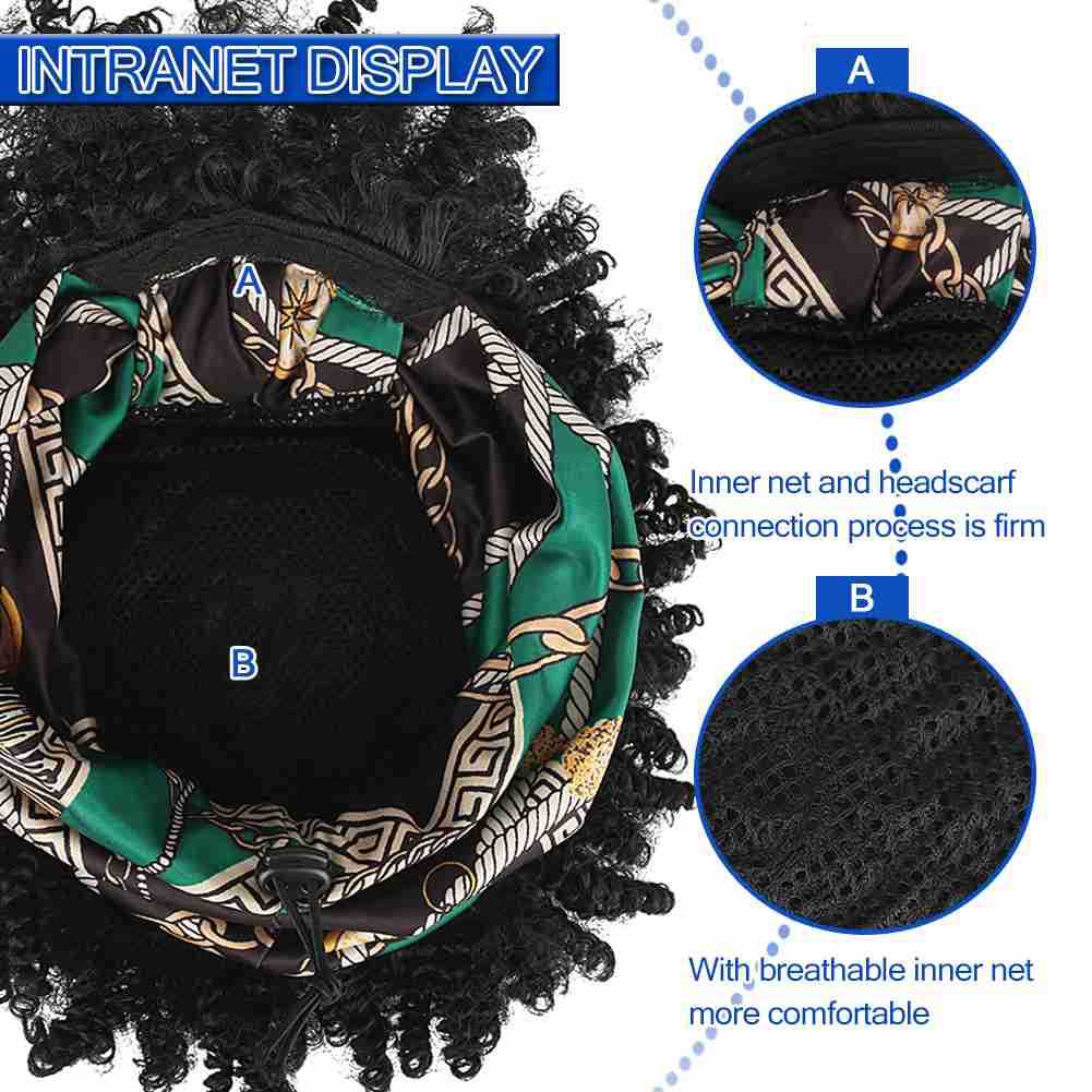 Curly Headband Wig — No Lace, No Glue