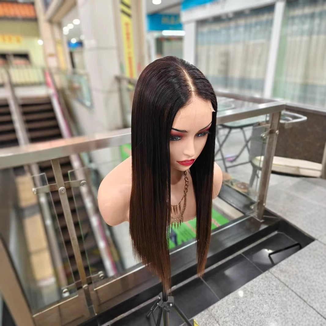 Straight Human Hair Lace Front — 20" to 30"