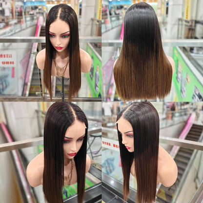 Straight Human Hair Lace Front — 20" to 30"
