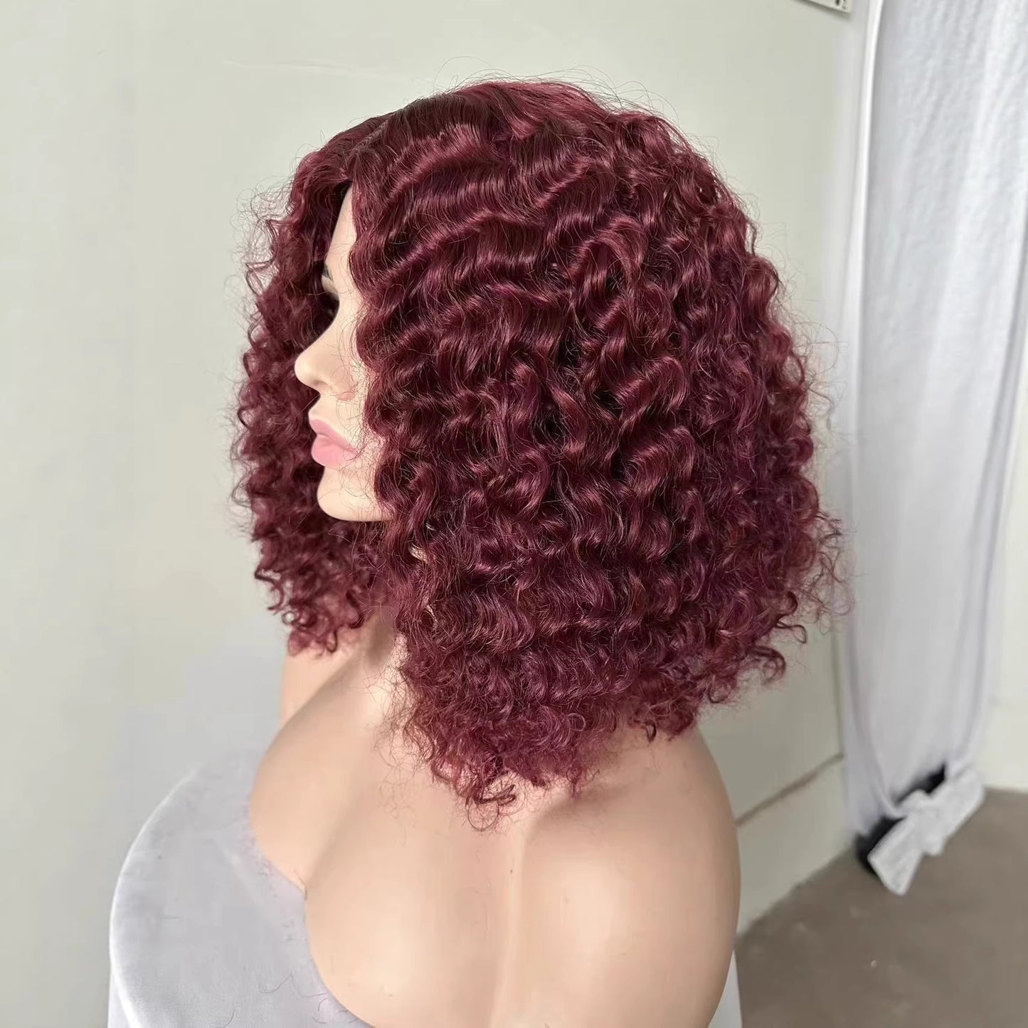 Lace Front Curly Synthetic Wig — product photo 3