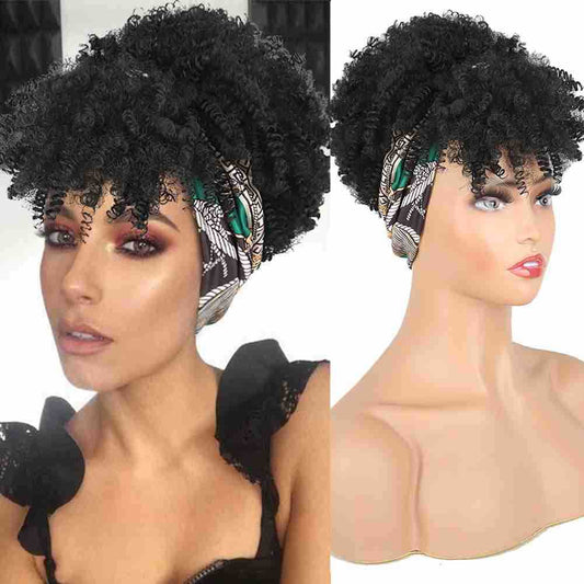 Curly Headband Wig — No Lace, No Glue