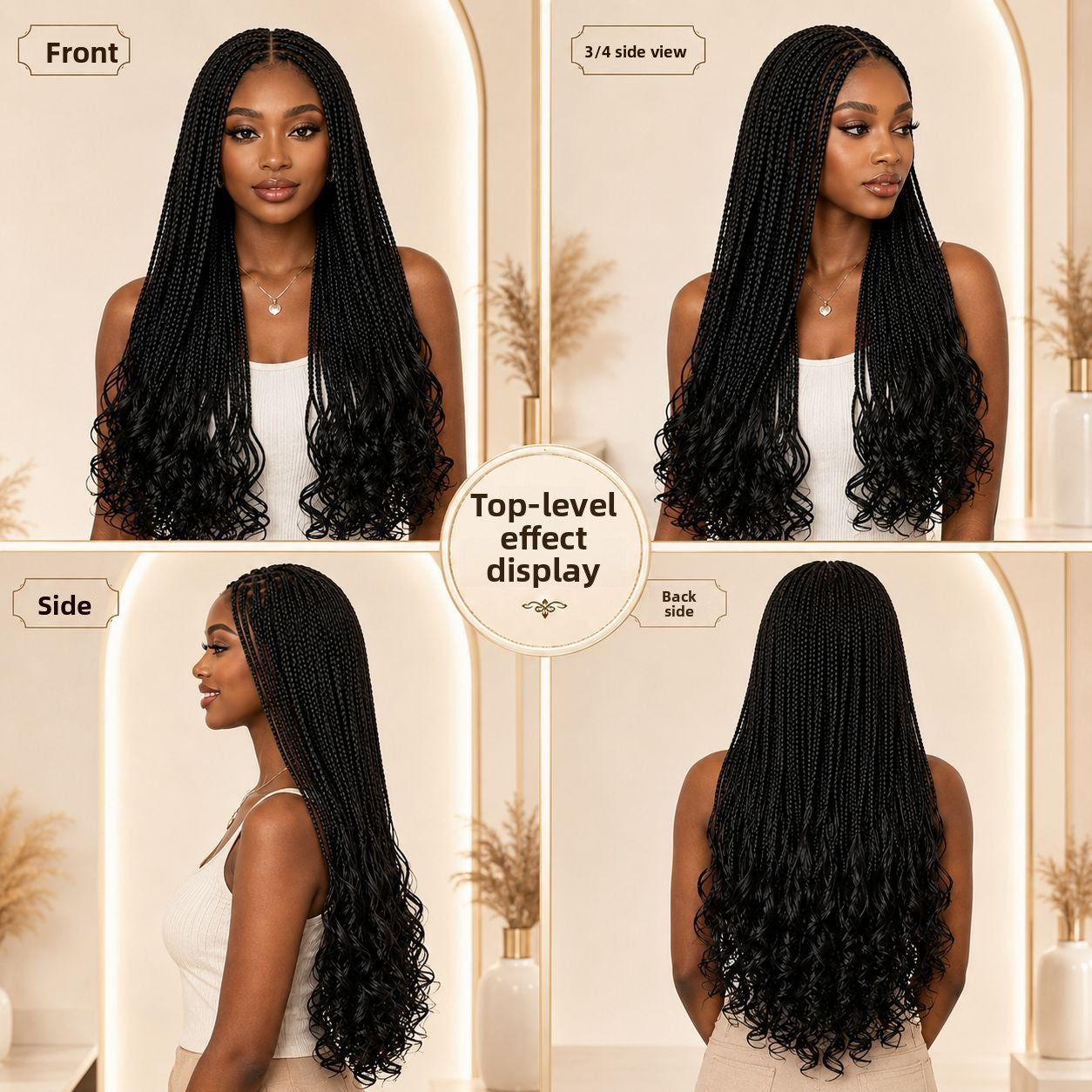 Large spiral curl wig — product photo 2