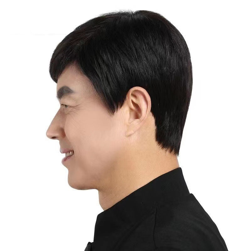 Men's Short Crop Wig