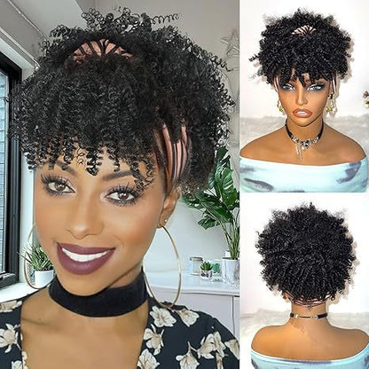 Curly Headband Wig — No Lace, No Glue