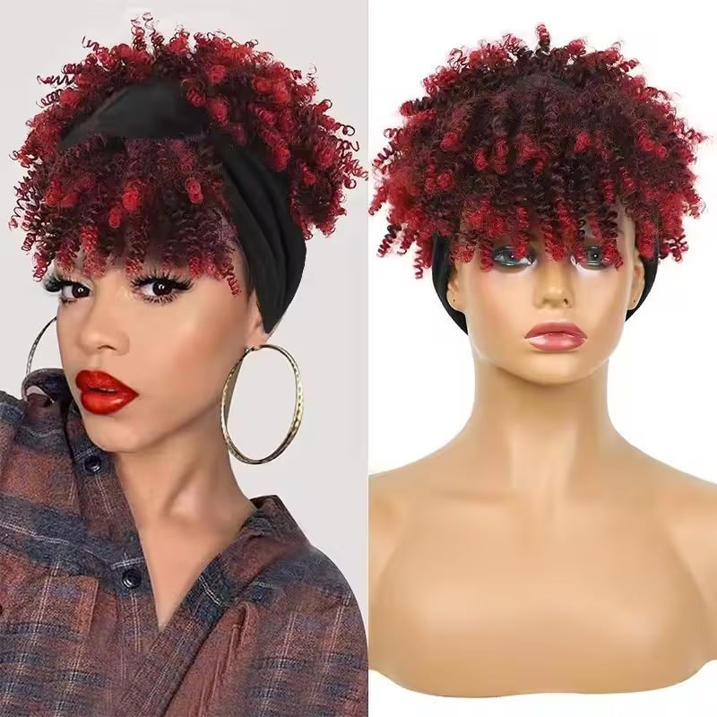 Curly Headband Wig — No Lace, No Glue