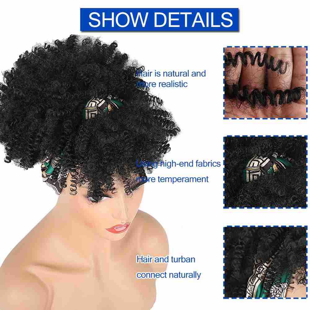 Curly Headband Wig — No Lace, No Glue