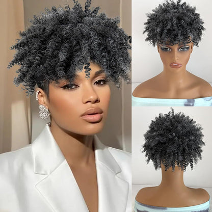 Curly Headband Wig — No Lace, No Glue
