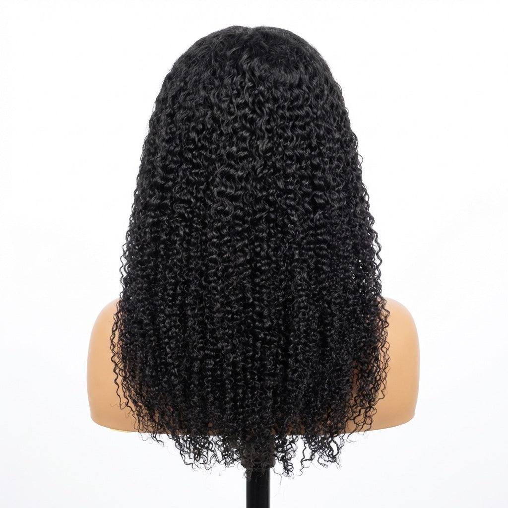 Kinky Curly Human Hair Lace Front — 16" to 32"