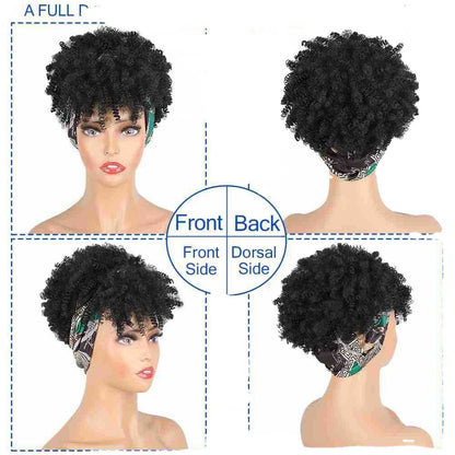 Curly Headband Wig — No Lace, No Glue