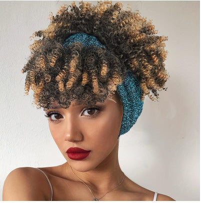 Curly Headband Wig — No Lace, No Glue