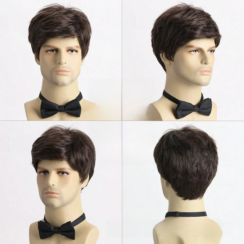 Men's Short Curly Wig