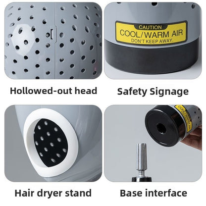 Mannequin Head with Built-In Dryer