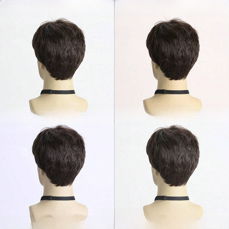 Men's Short Curly Wig