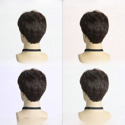Men's Short Curly Wig