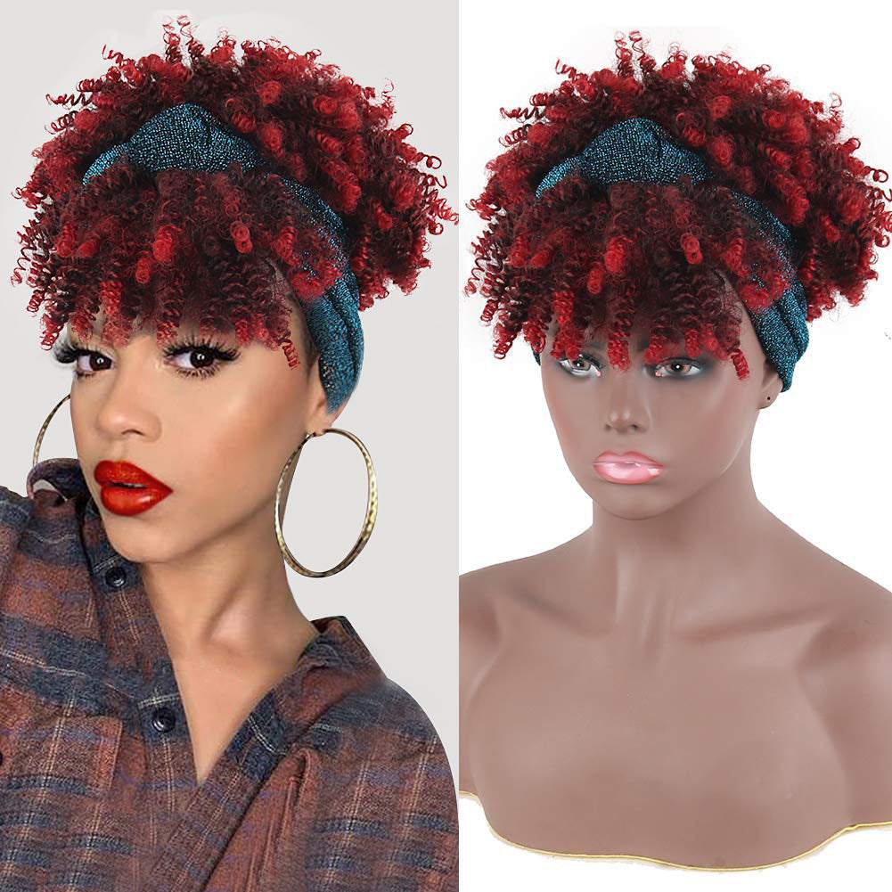 Curly Headband Wig — No Lace, No Glue