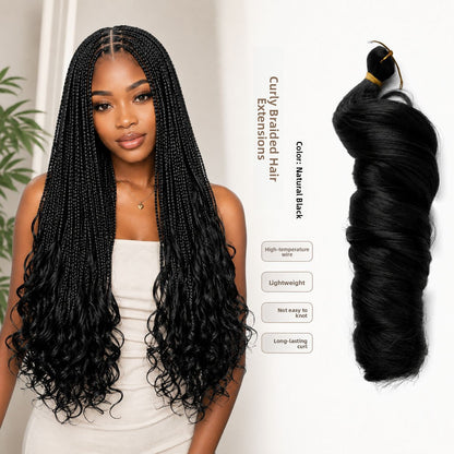 Large spiral curl wig in shade 1B, off black