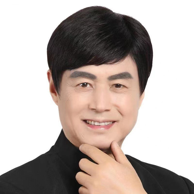 Men's Short Crop Wig